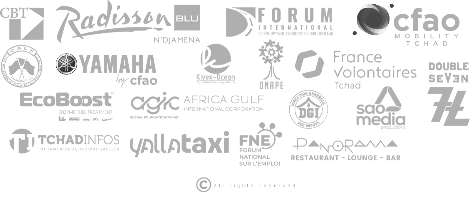 Logos des partenaires de Maison Nomade